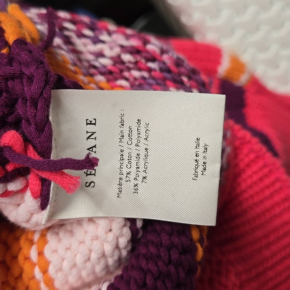 Sezane Chandler Multicolor Statement Sweater, Xxl… - image 7